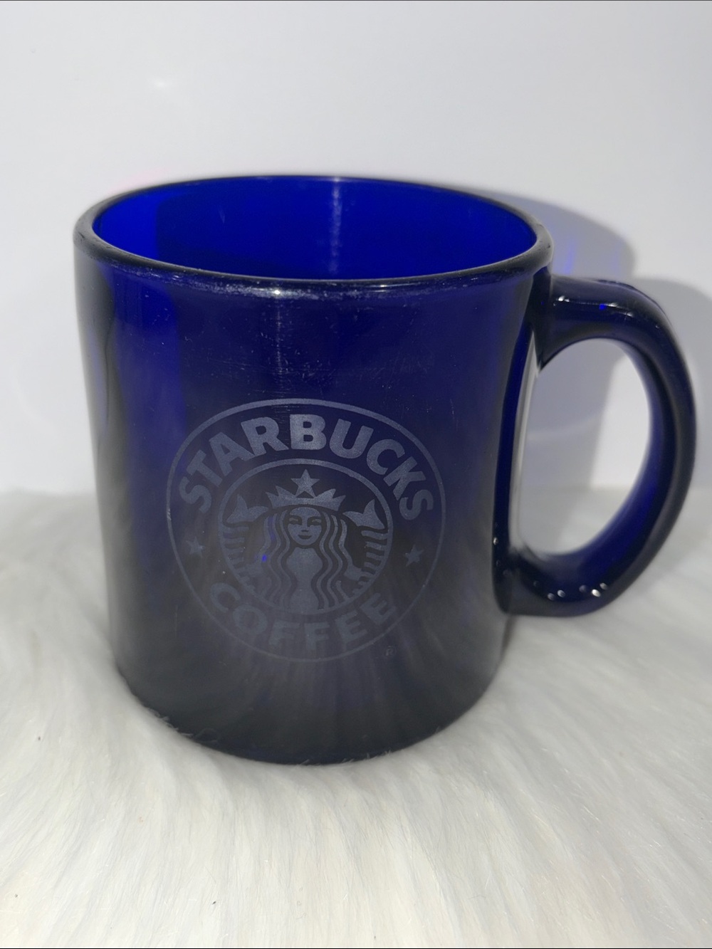 Starbucks Colbolt Blue Glass Coffee Mug
